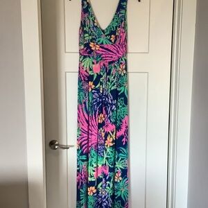 Lilly Pulitzer Colorful Floral Maxi Dress
